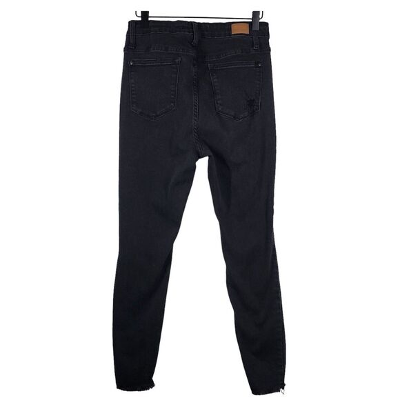 Judy Blue Dreamer High Waist Skinny Fit Distressed Black Jeans Size 9/29 JB88268 - Picture 7 of 10